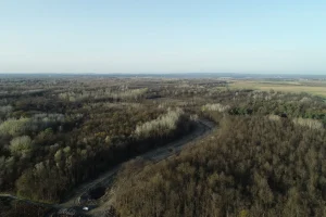 Početni segment iskopa rukavca